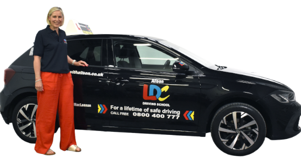 Alison MacLennan's driving school car